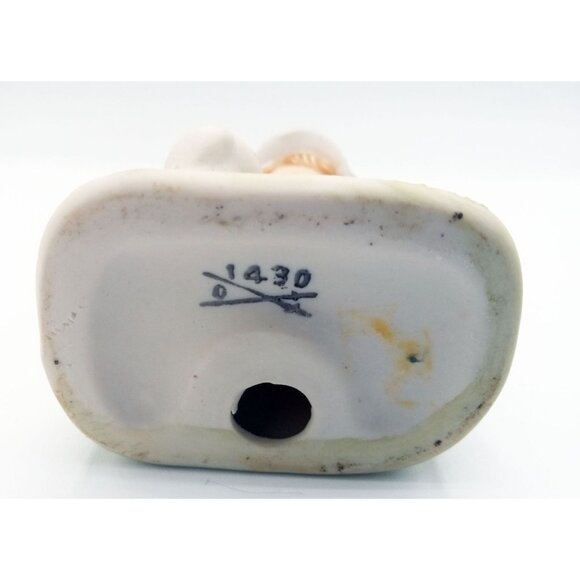 Homco Boy Figurine With Puppy Hand Painted Vintage Porcelain 3.75 Inches 1430 - Picture 11 of 12